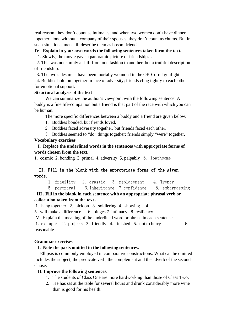 大学英语综合教程四Unit4答案_第2页