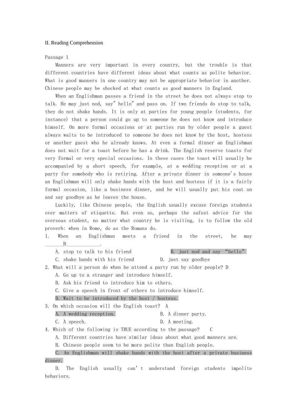 大学英语2-复习资料_第2页