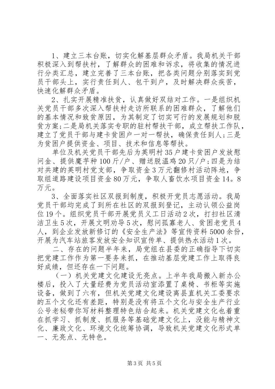 2024年基层党支部建设自查报告_第3页