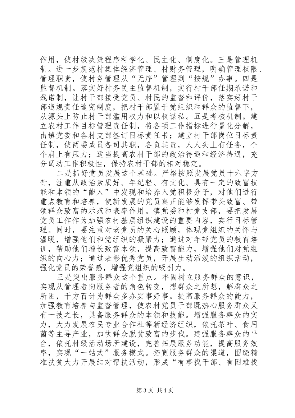 2024年基层党组织经验交流材料_第3页