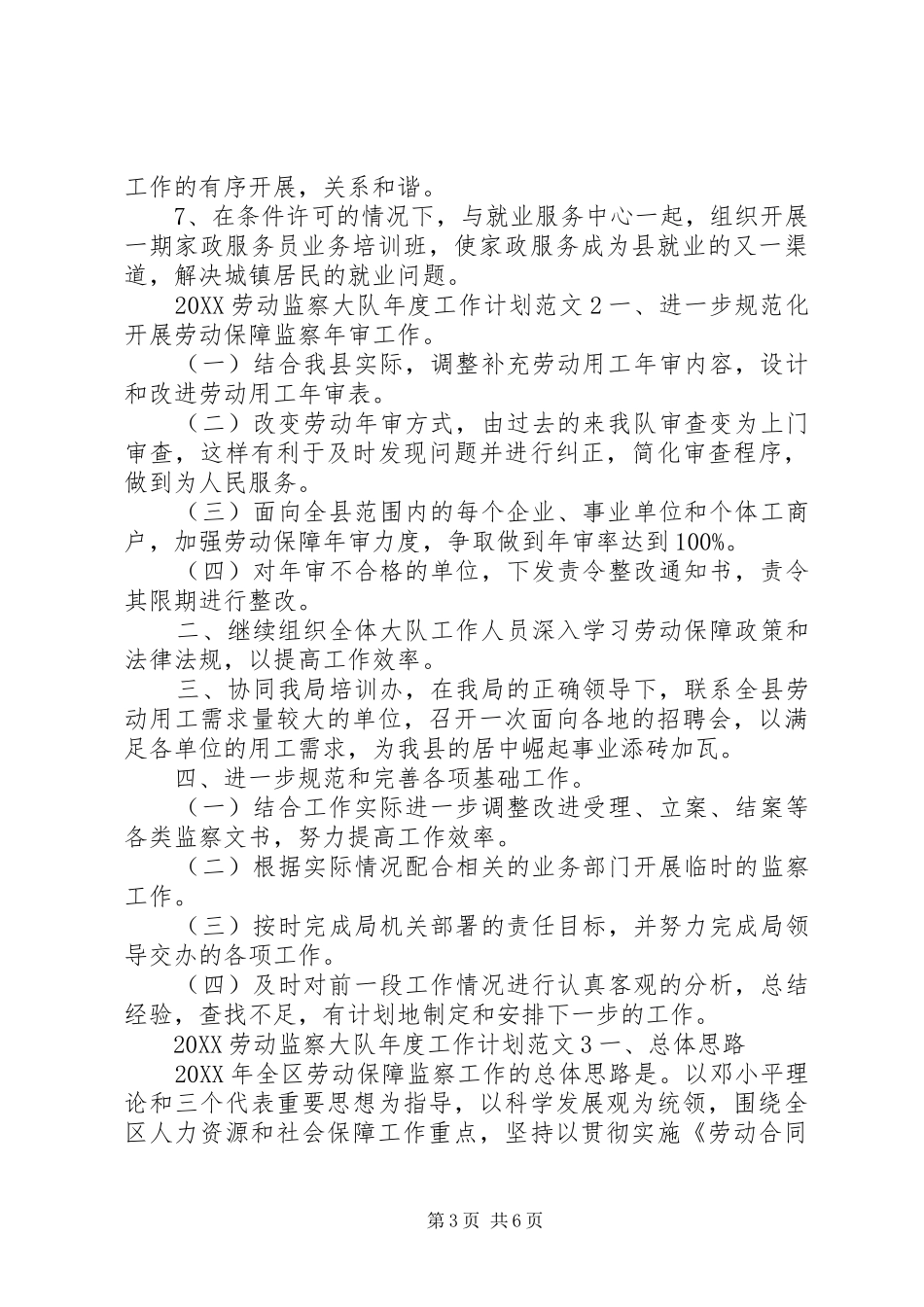 2024年劳动监察大队年度工作计划_第3页