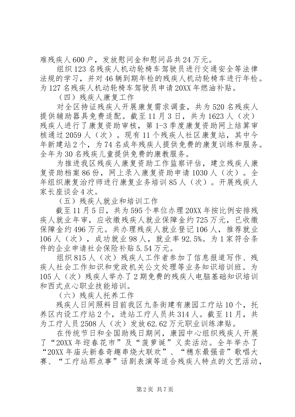 2024年区残联工作总结报告_第2页