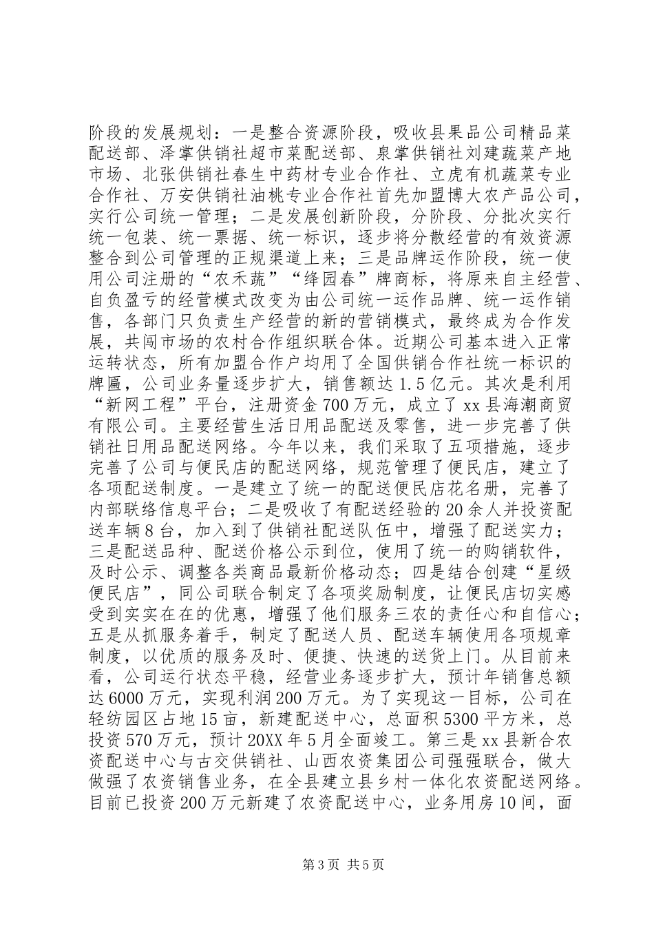 2024年县供销社工作总结_第3页