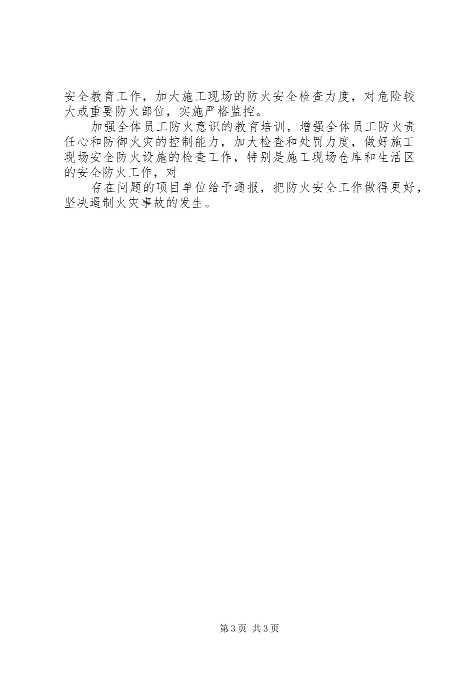 2024年防火检查工作总结_第3页