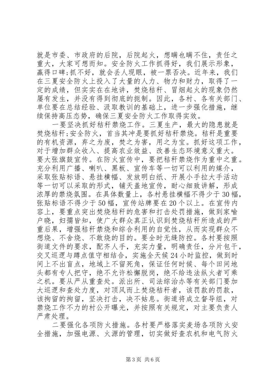 2024年防汛工作会议致辞稿大全_第3页