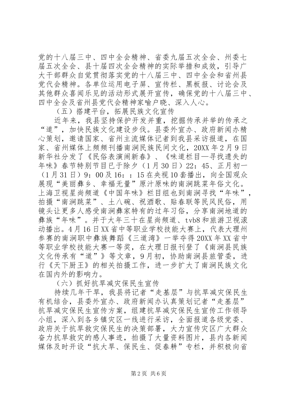 2024年县政府新闻办工作总结和工作要点_第2页