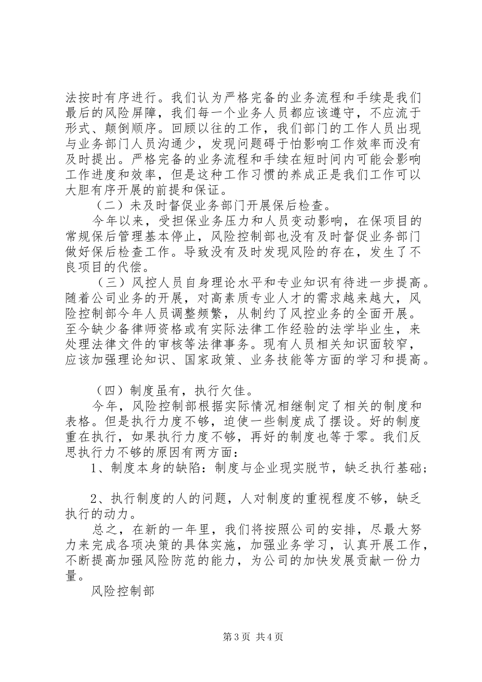 2024年风控部年度工作总结_第3页