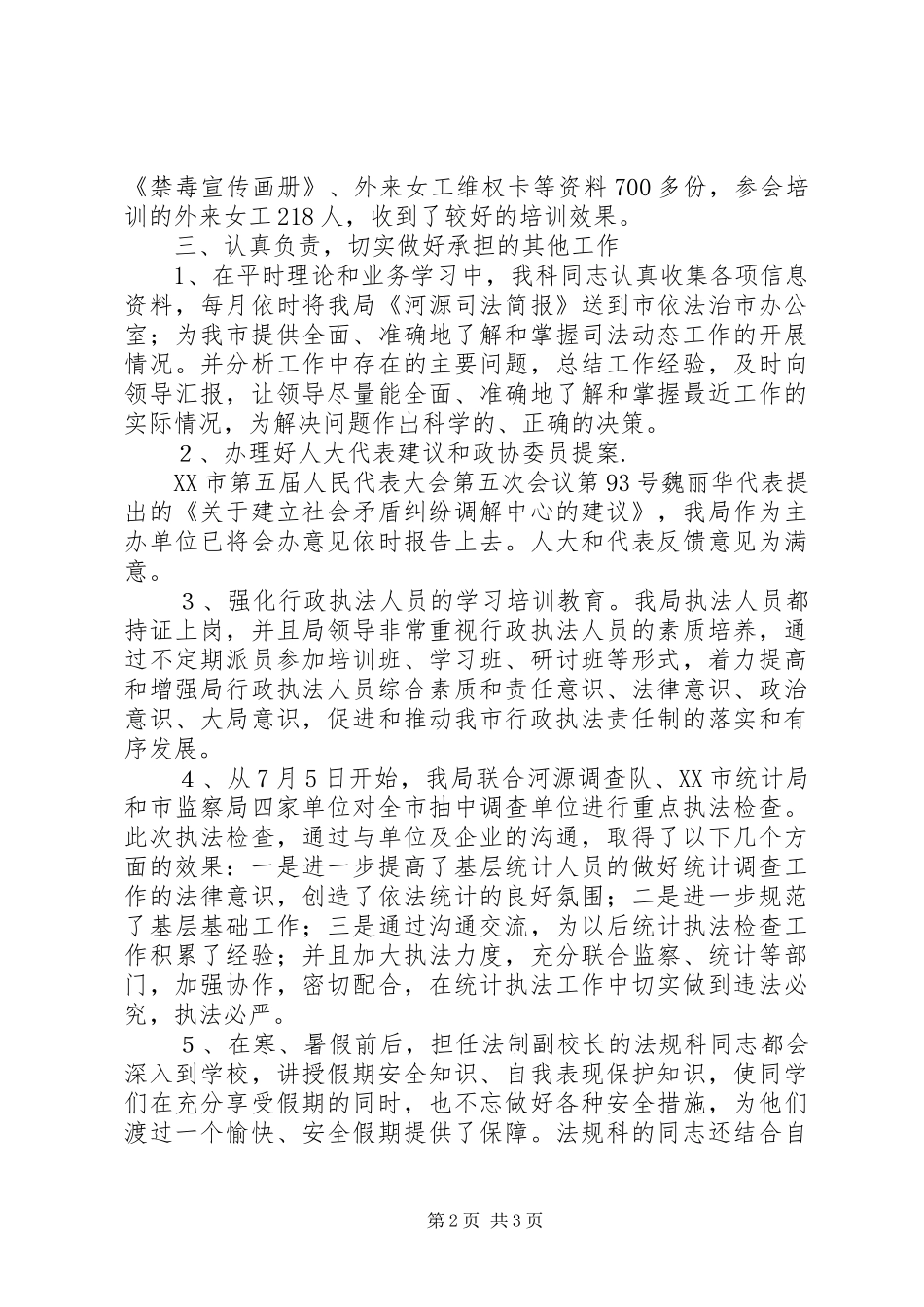 2024年法规科个人年终总结_第2页