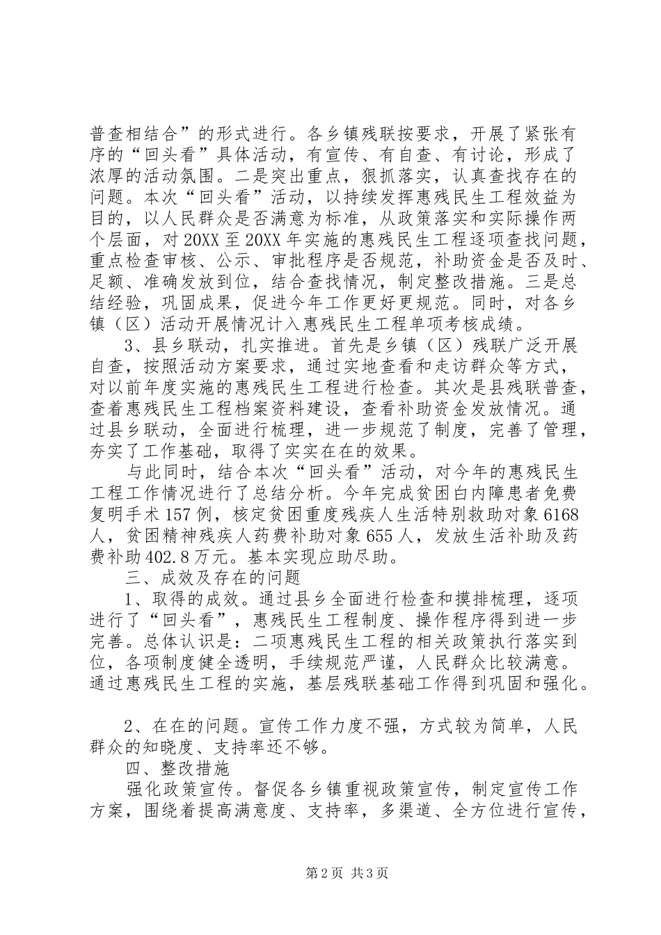 2024年残联民生工程活动情况汇报_第2页