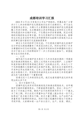2024年成都培训学习汇报