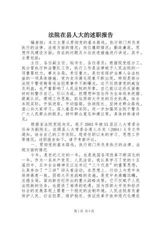 2024年法院在县人大的述职报告