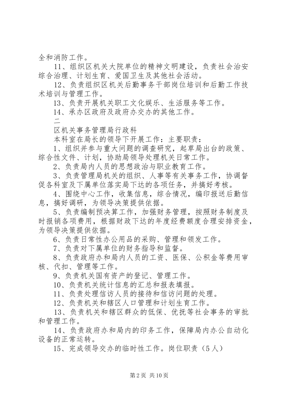 2024年房产管理局主要职责_第2页