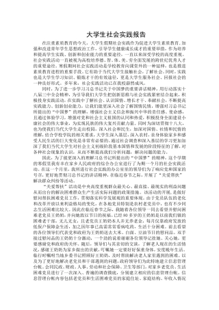 大学生社会实践报告(同名18813)