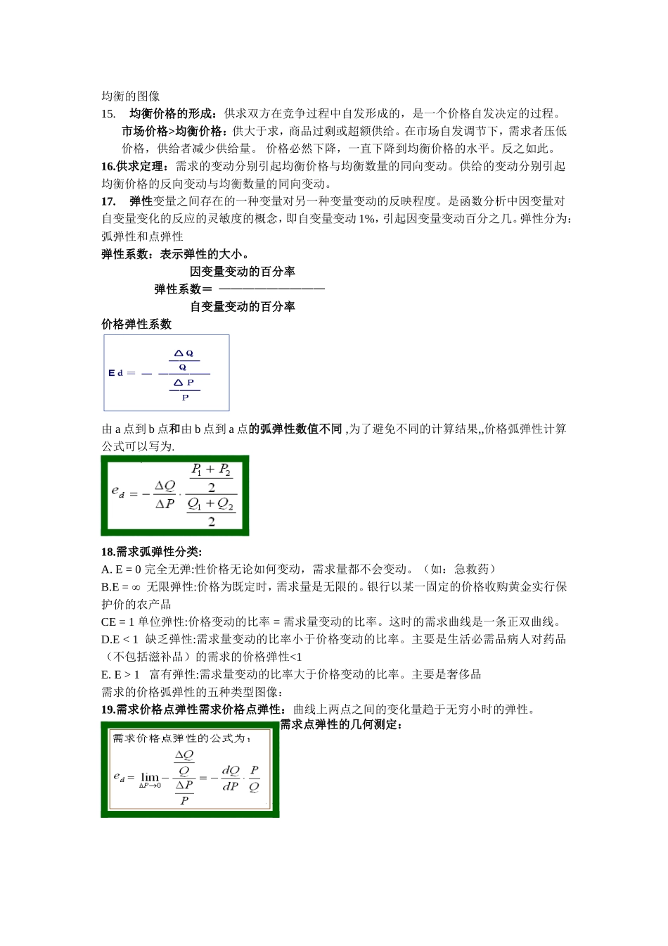 大一上册西方微观经济学复习提纲_第2页