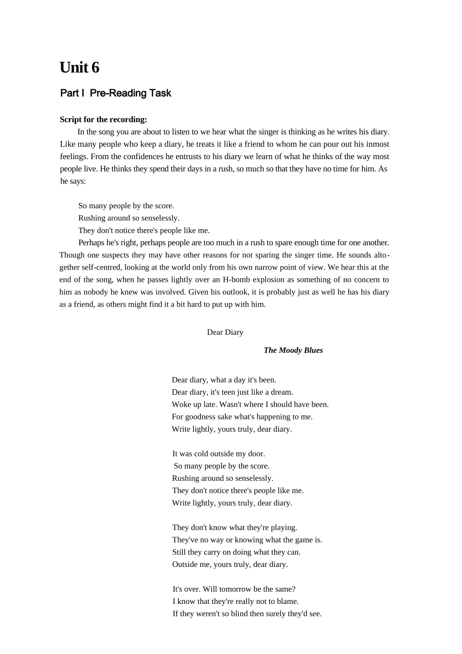 大学英语第三册第六单元练习答案和译文.jsp_第1页