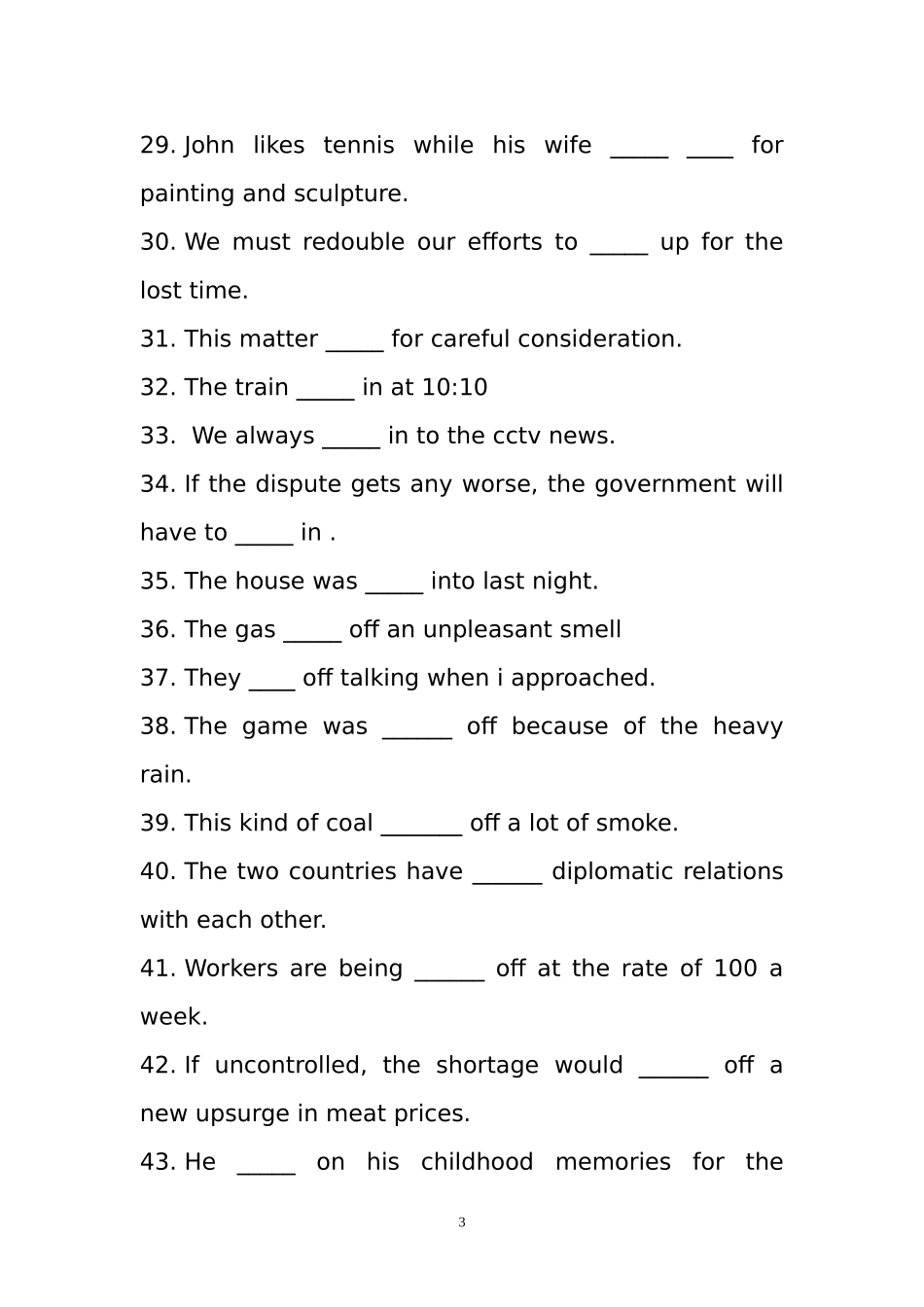 大学英语动词短语集锦-college-english-verb-phrases_第3页