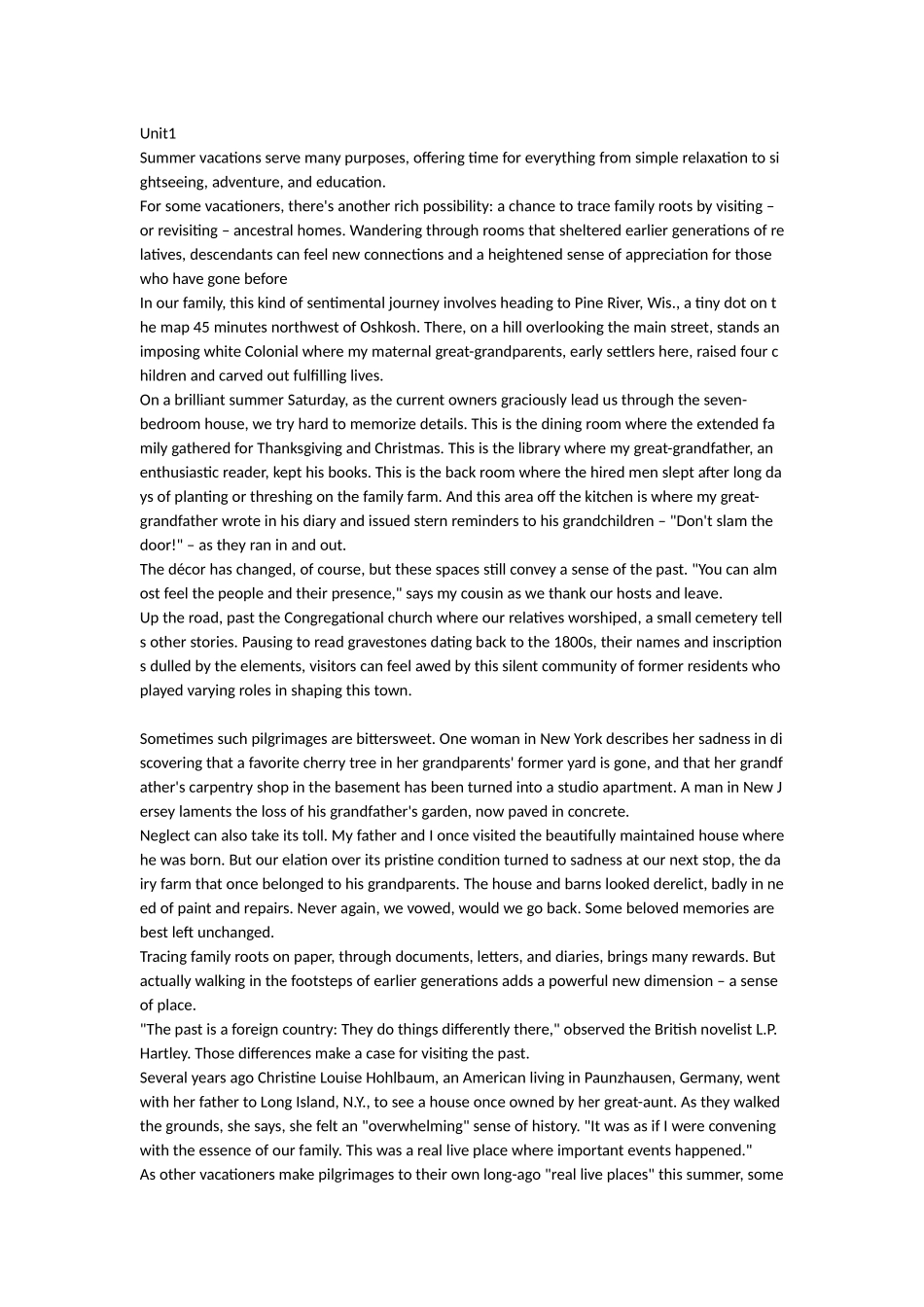 大学英语二医用教材赵贵旺Unit1-3_第1页