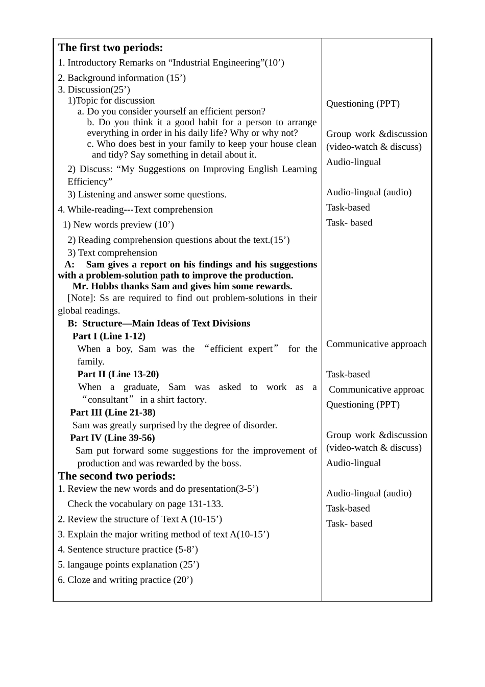大学英语精读(第三版)unit-6-10教案_第2页