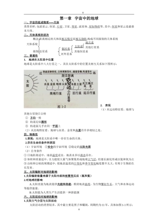 地理学考复习知识点