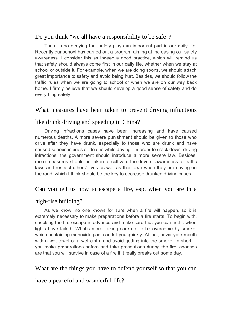 大学英语口语考试参考范例_第1页