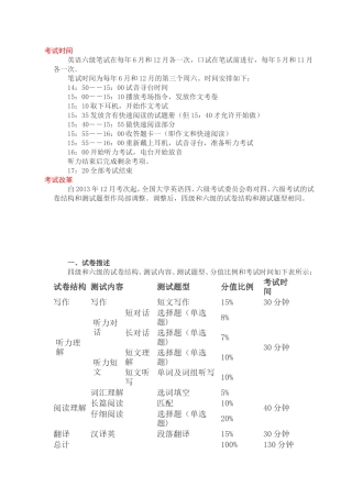 大学英语六级
