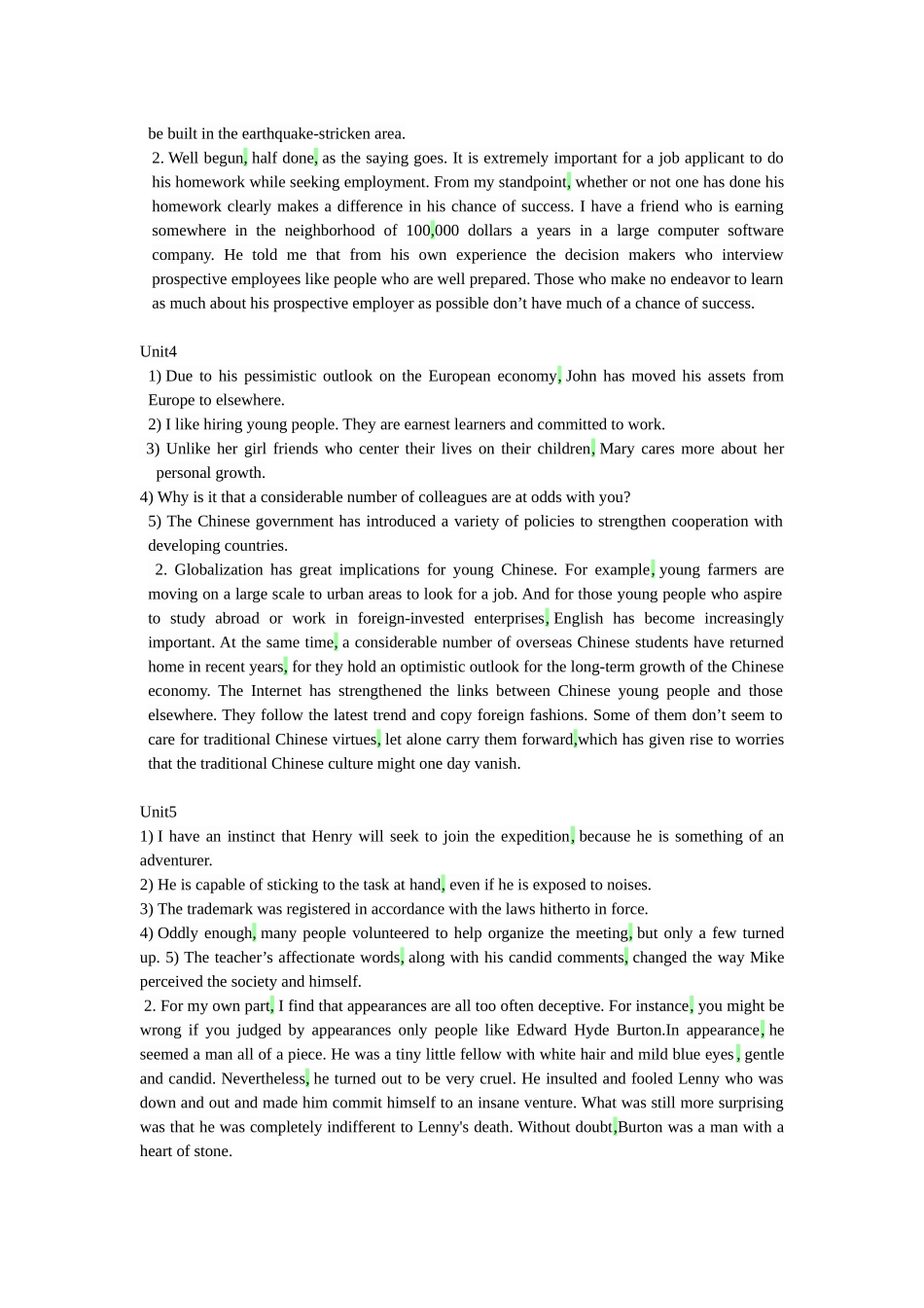 大学英语全新版综合教程4--翻译与短语_第2页