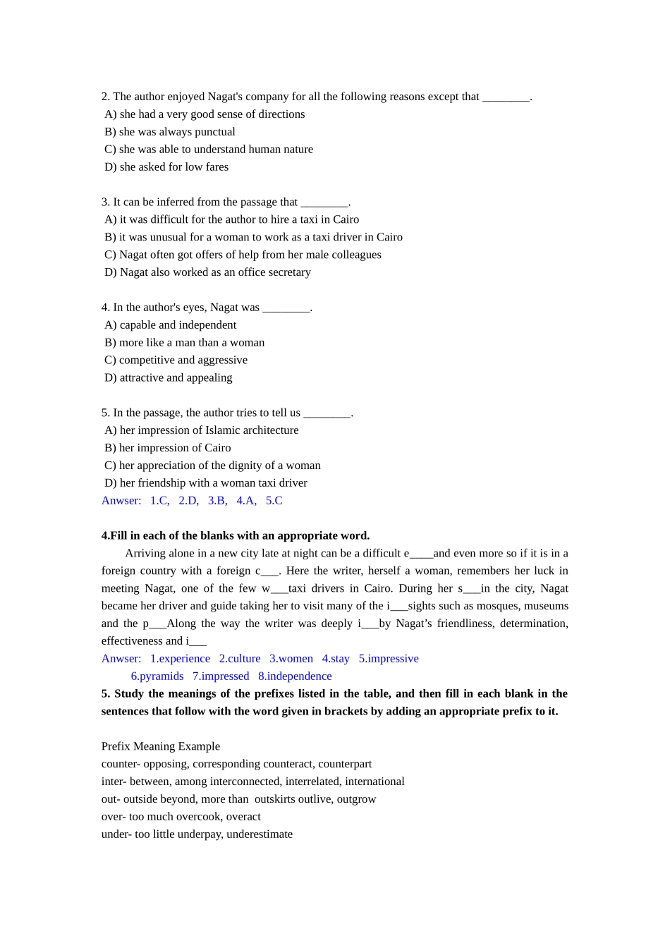 大学英语三(综合教程)第六单元_第2页