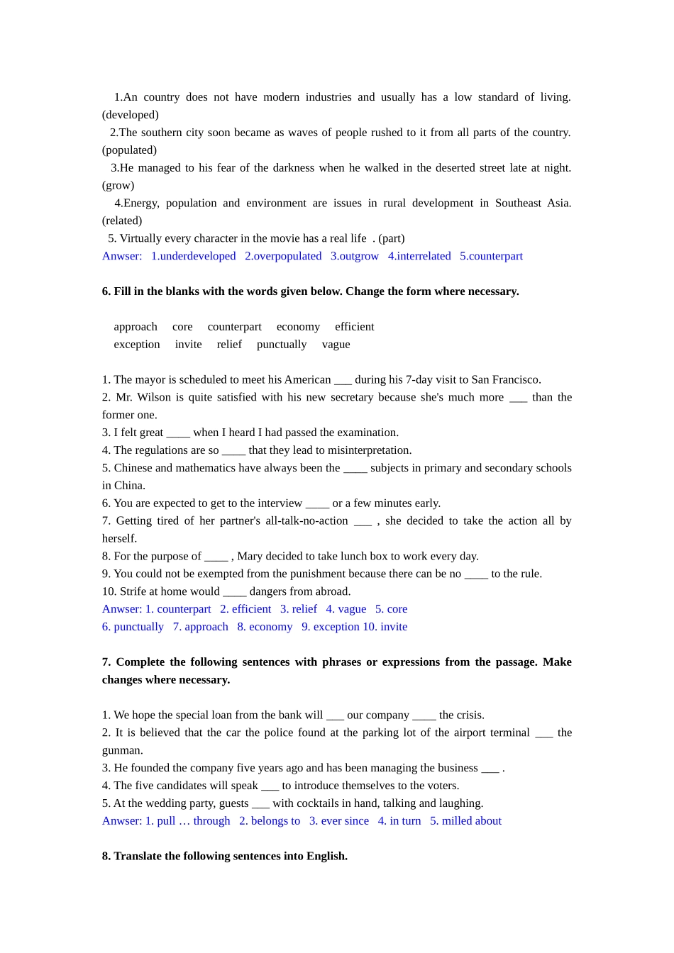 大学英语三(综合教程)第六单元_第3页