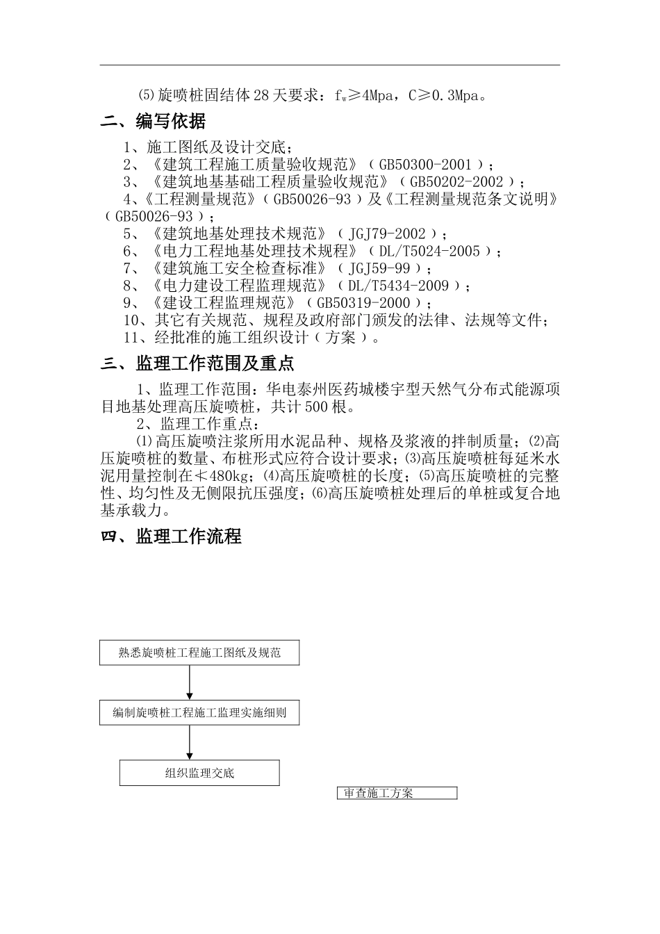 地基处理工高压旋喷桩施工监理实施细则_第3页