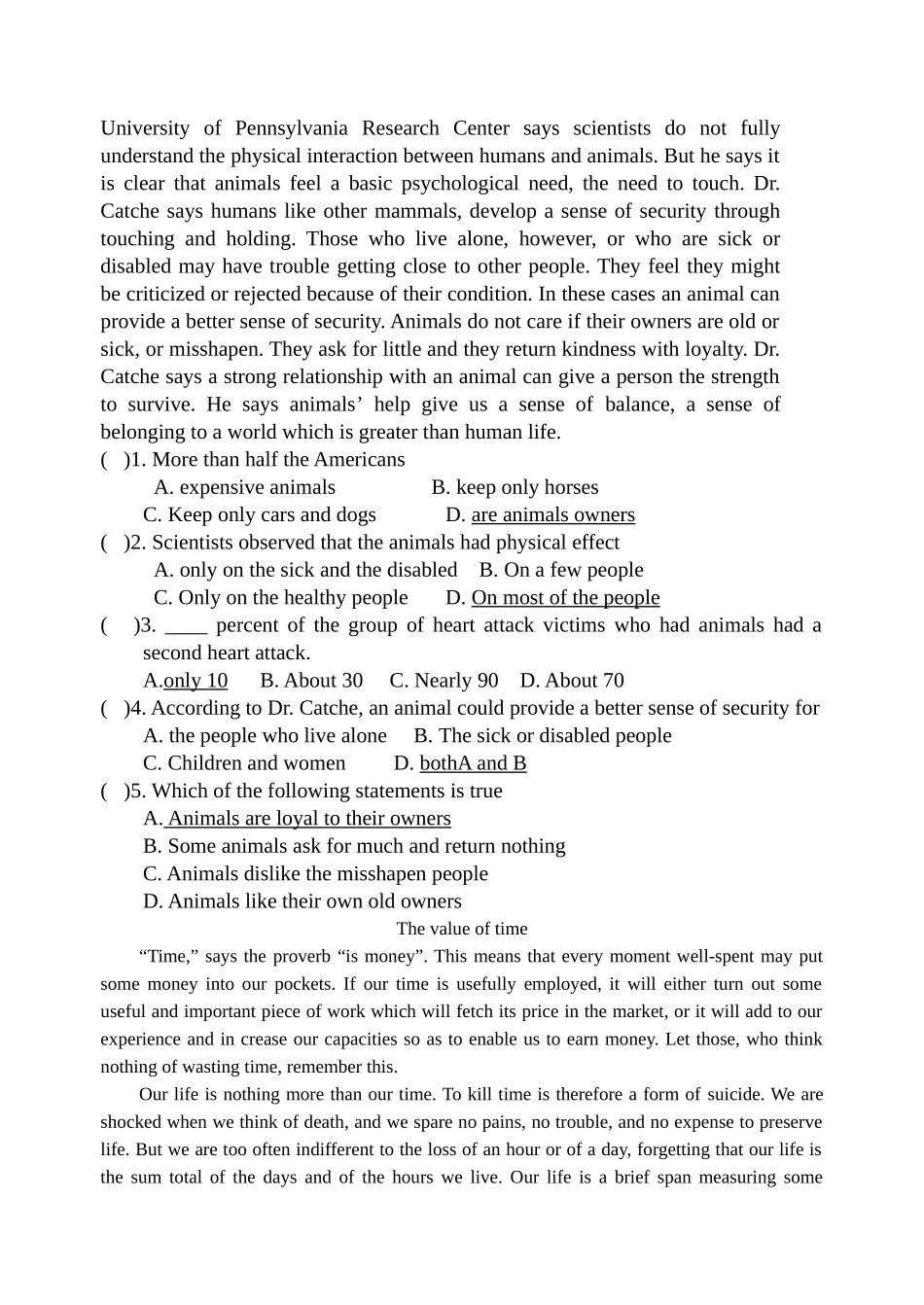 大专考试英语复习题_第3页