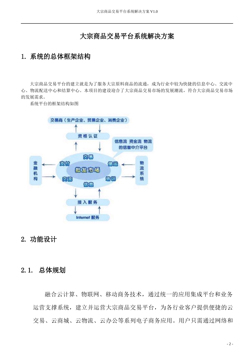大宗商品交易平台解决方案_第2页