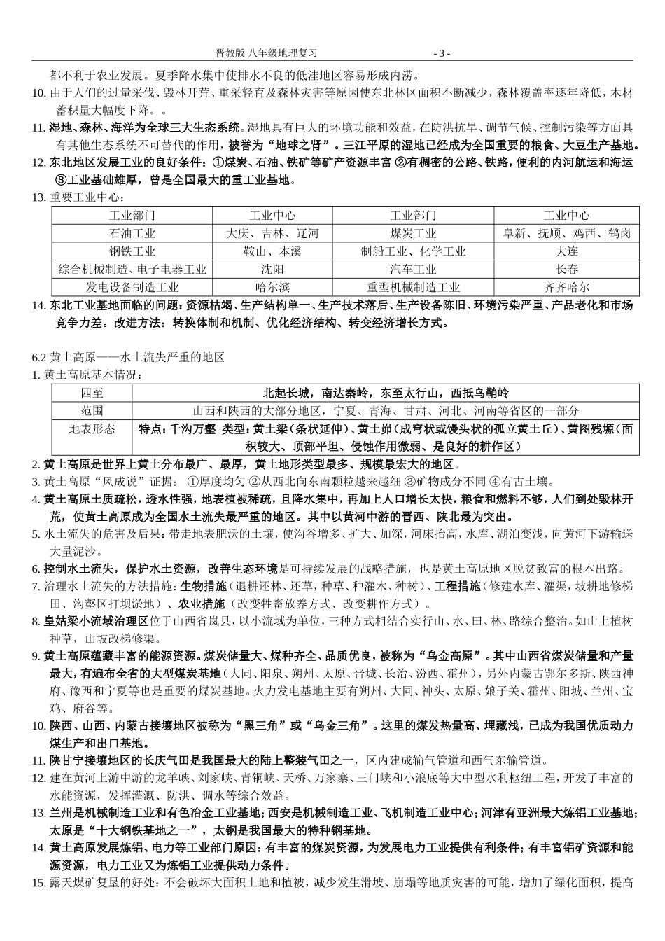 地理晋教版八年级下册(山西太原晋教版)_第3页