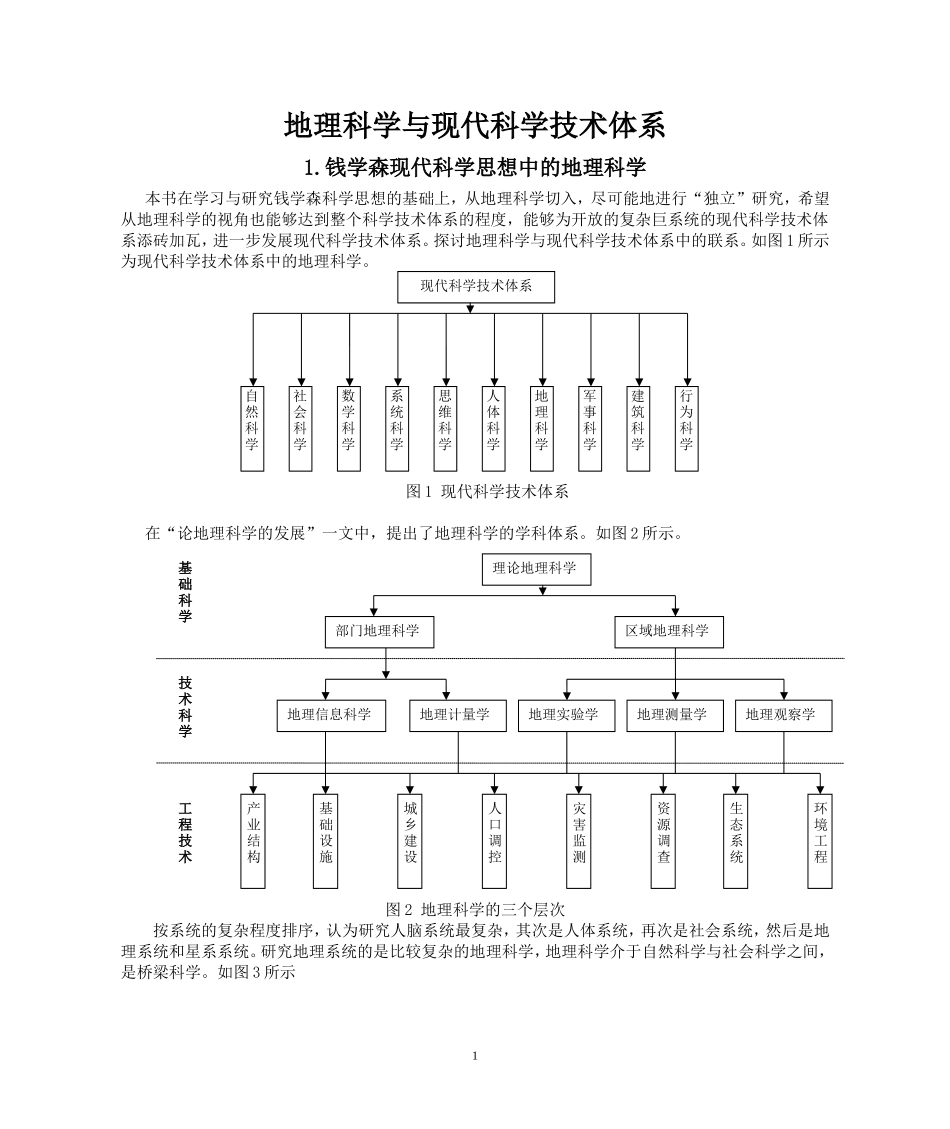 地理科学与现代科学技术体系_第1页
