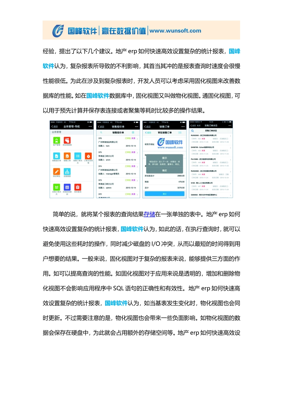 地产erp-国峰帮您设计复杂的报表_第2页