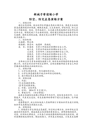 地震火灾演练