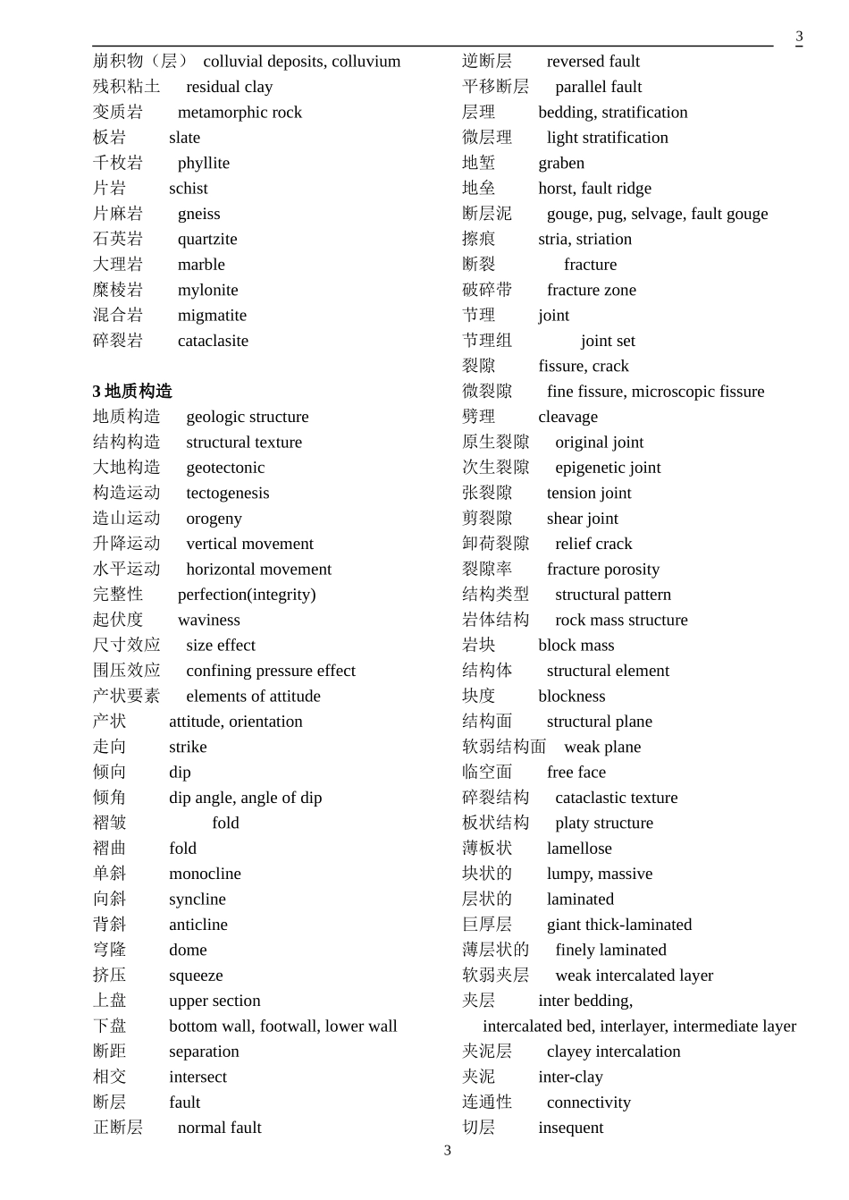 地质工程专业英语_第3页