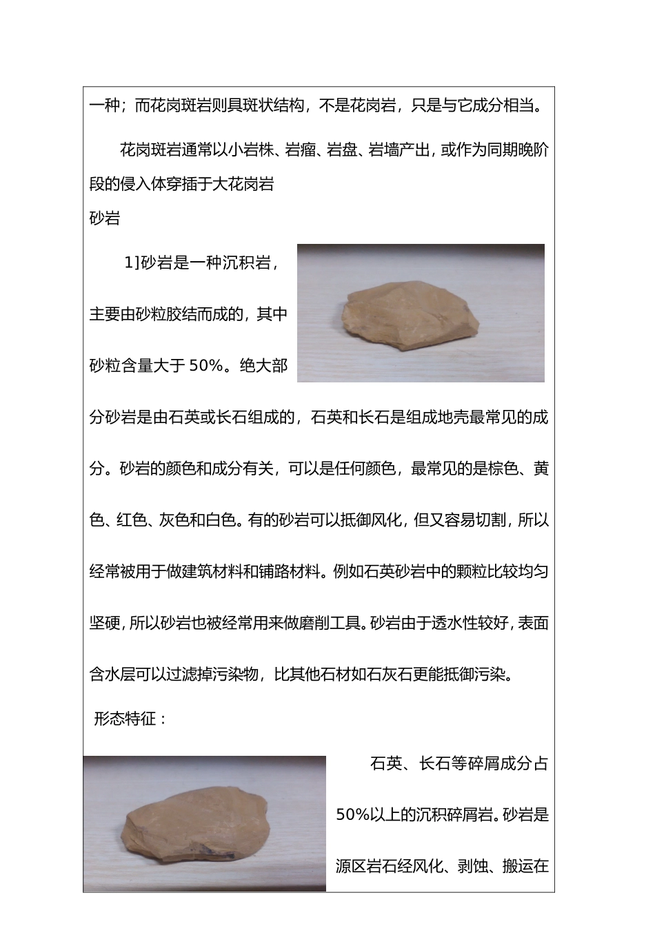 地质学实验报告_第3页