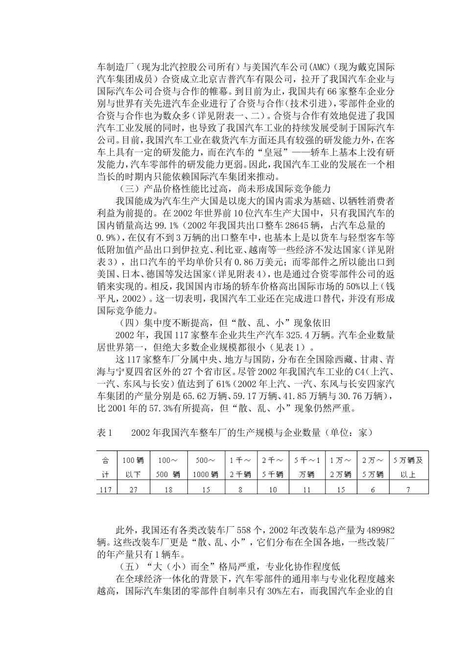 地域过度分散长期制约着我国汽车工业的发展(上)_第3页