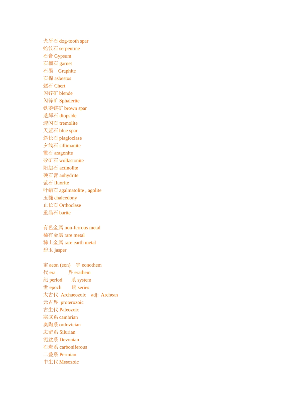 地质专业词汇_第3页