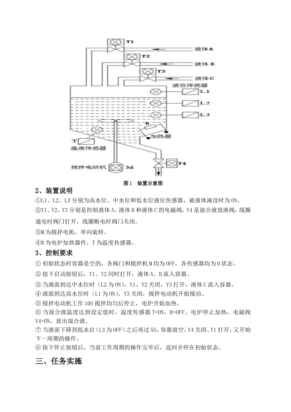 多种液体混合的PLC控制_第3页