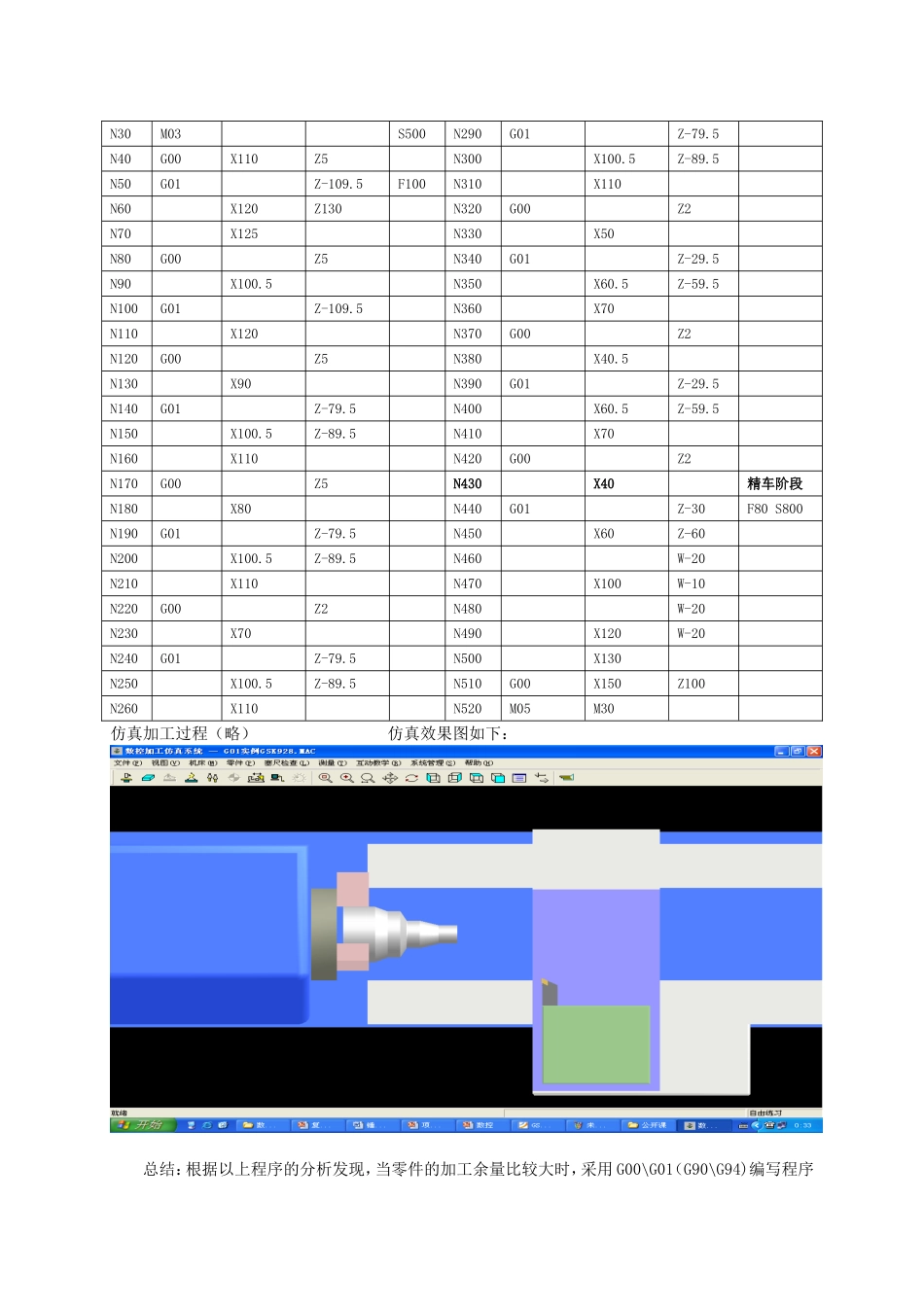 复合循环指令G71G70的应用-实训观摩教学教案_第3页