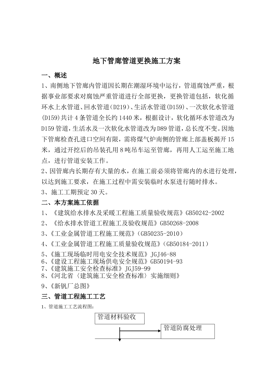 地下管廊施工方案(最终)_第2页