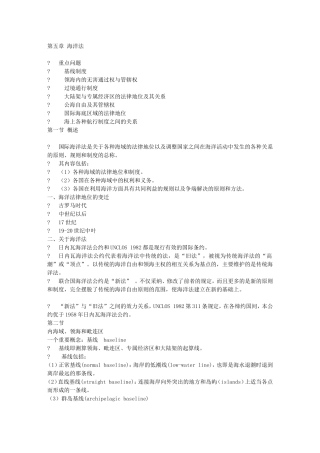 国际法---第五章