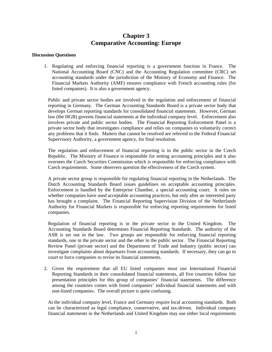 国际会计第七版课后答案(第三章)_第1页