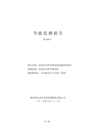多功率电机报告10.8