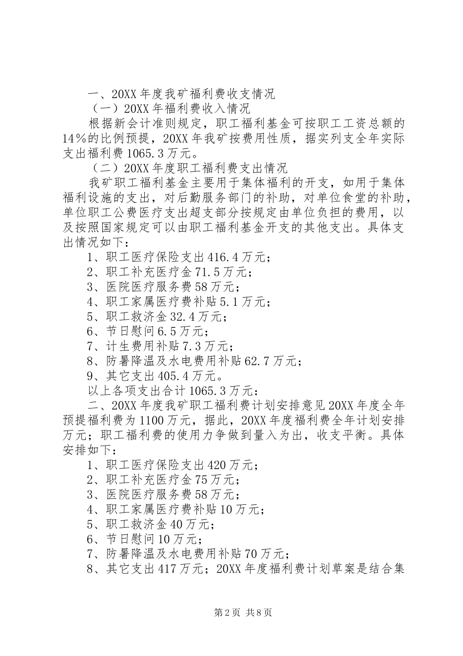 2024年福利费申请报告_第2页