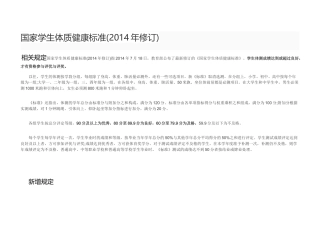 国家学生体质健康标准(2014年修订)(同名5545)
