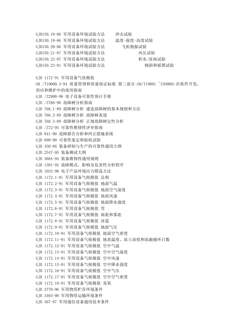 国军标(GJB)汇总_第2页