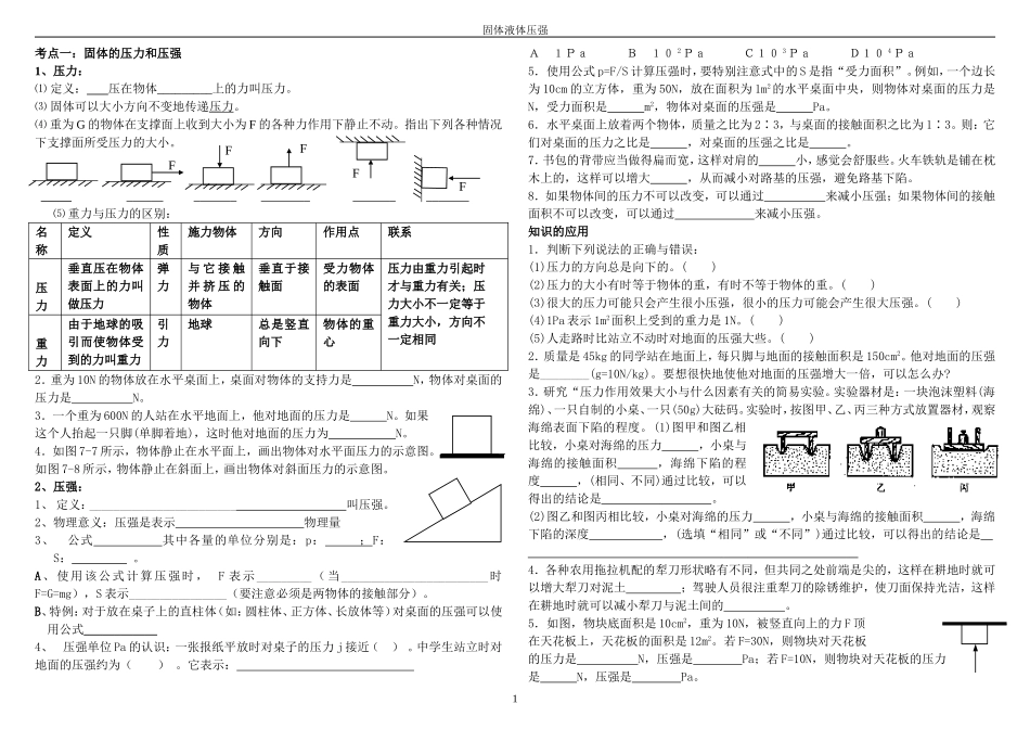固液压强2015年_第1页