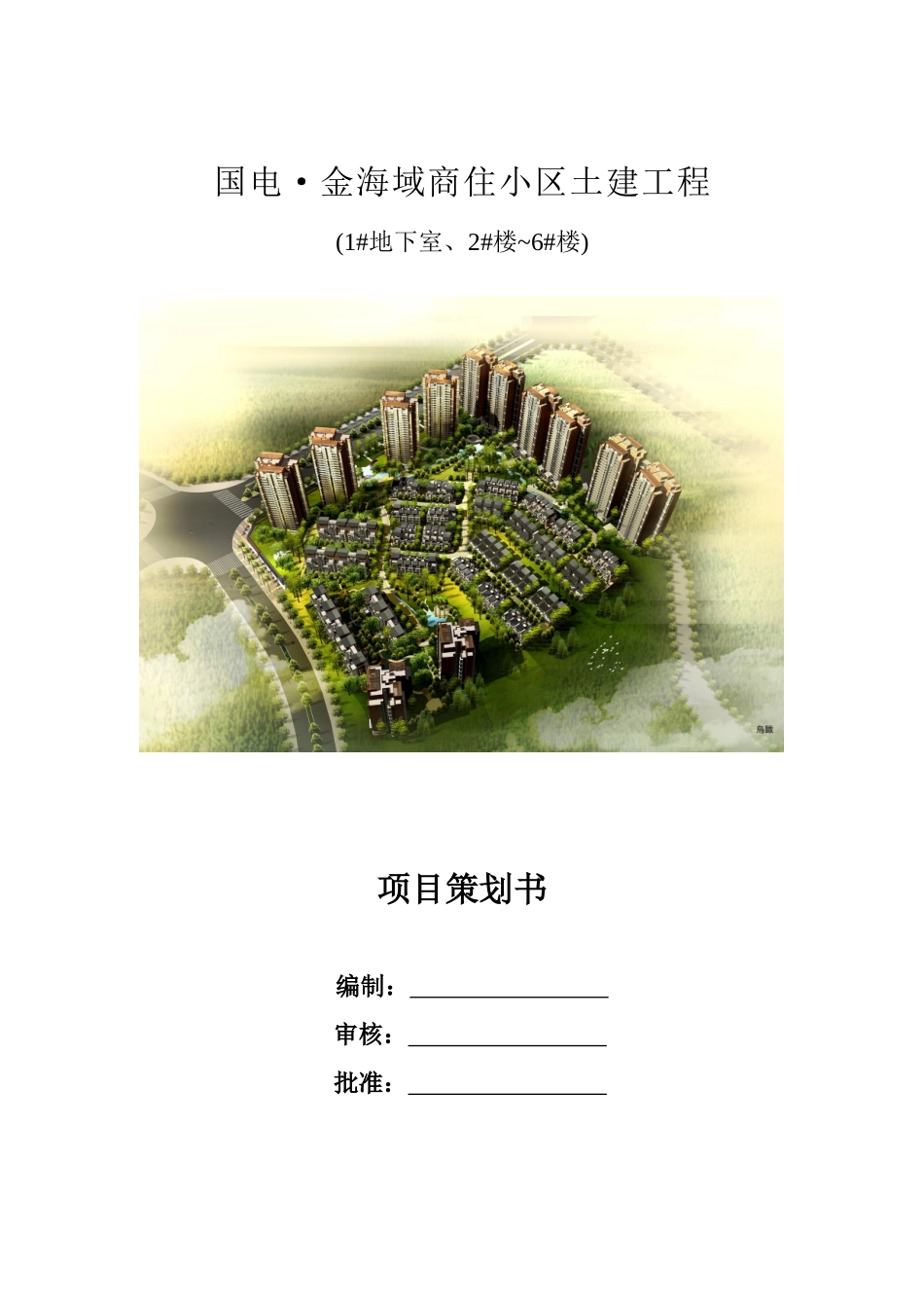 国电工程项目策划书2011-2-2_第1页